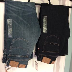 Polo by Ralph Lauren Men's Light Blue and Medium Blue Jeans